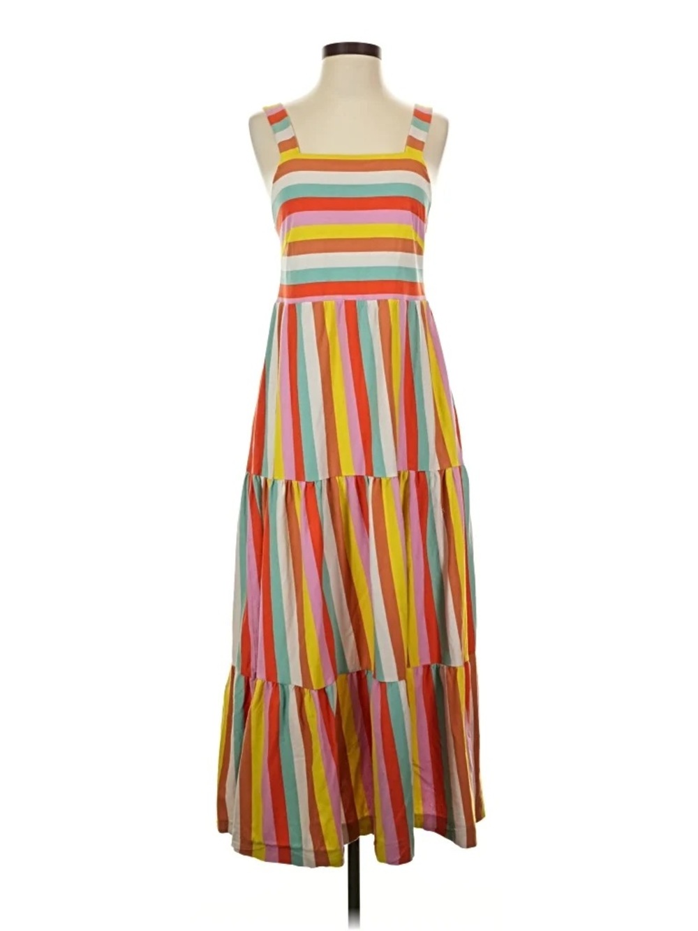 Multicolor Stripe Maxi Dress - Bright Stripe Summer Dress